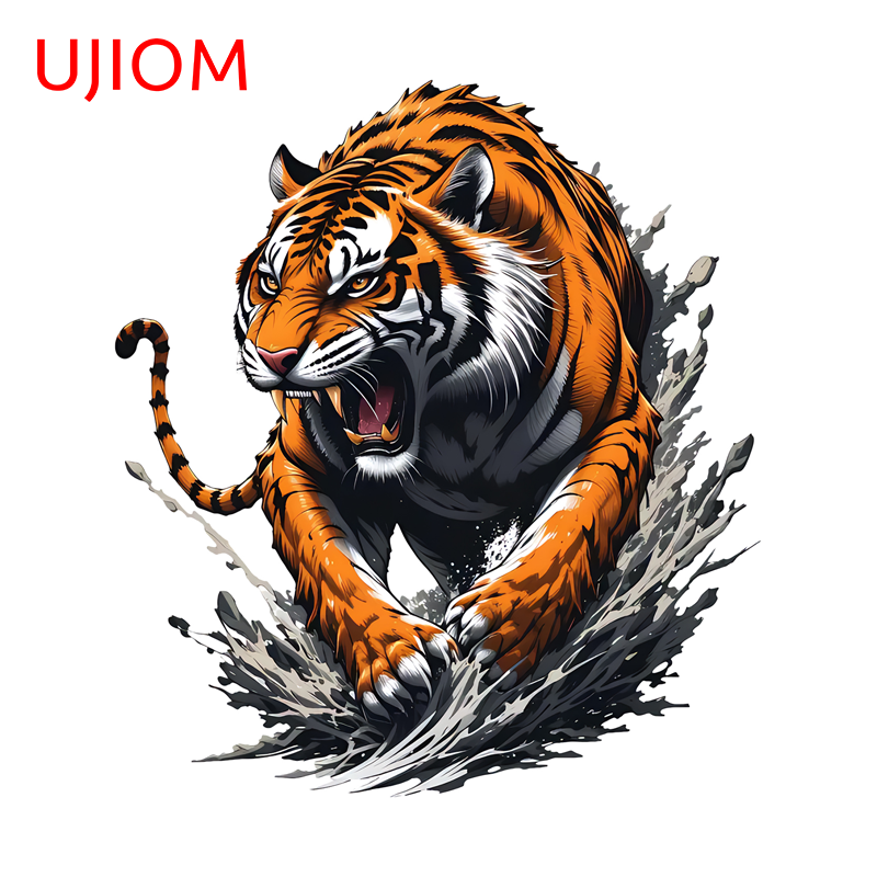 Unique Lighting Decor - UJIOM Fierce Tiger Novelty PVC Wall