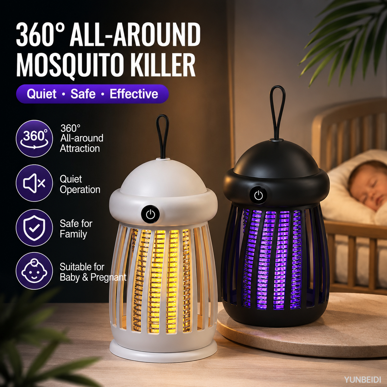 Lighting Jockey - Mosquito Killer 2-in-1 UV Lamp Mosquito