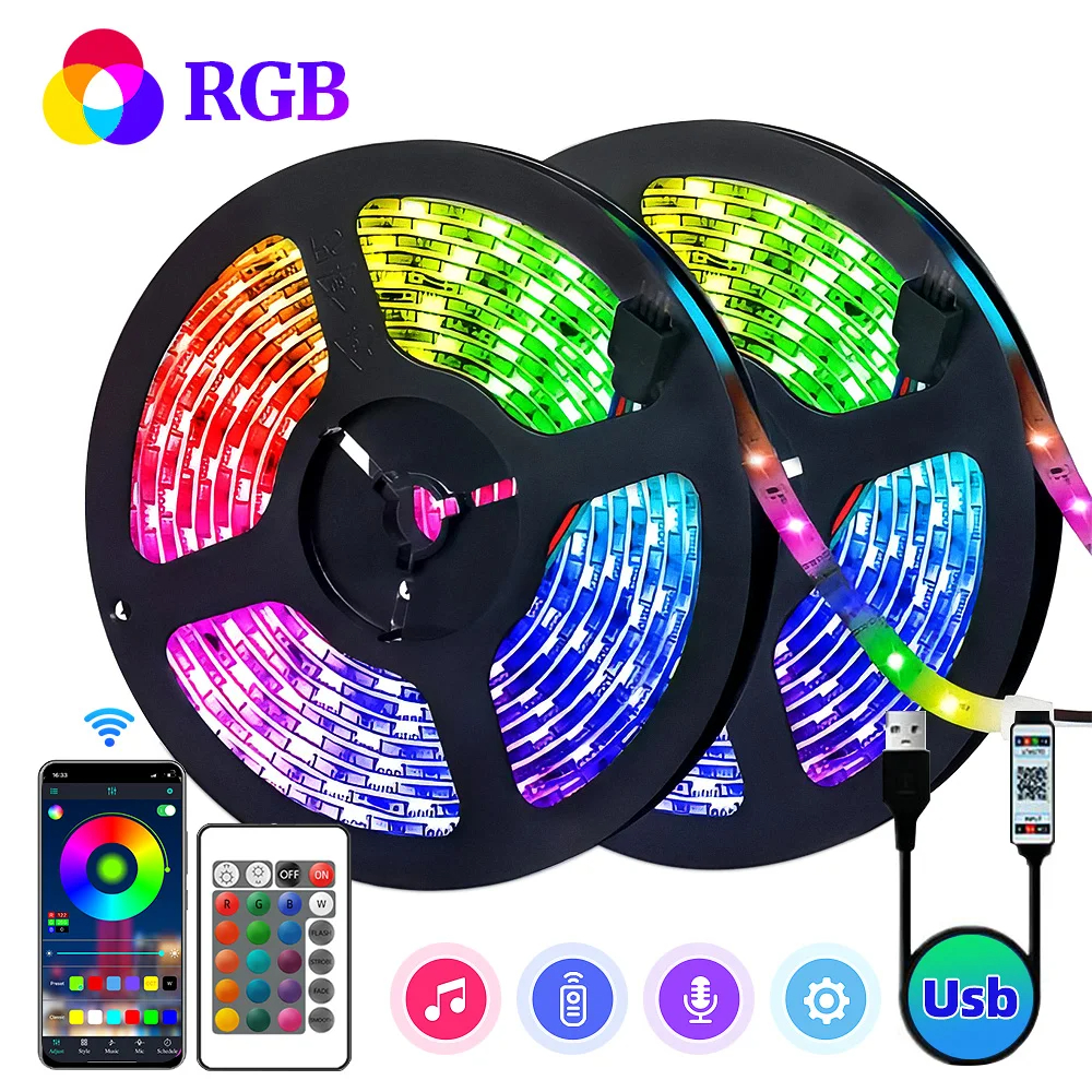 Lighting Bolt Decor - RGB 5050 Bluetooth LED Strip Light