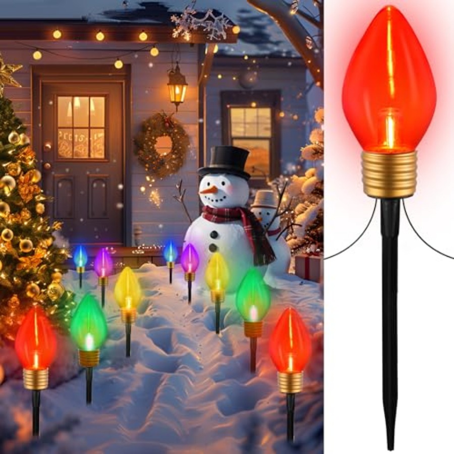 Decor Lighting Pack - 10 Lights Jumbo C9 Pathway Christmas