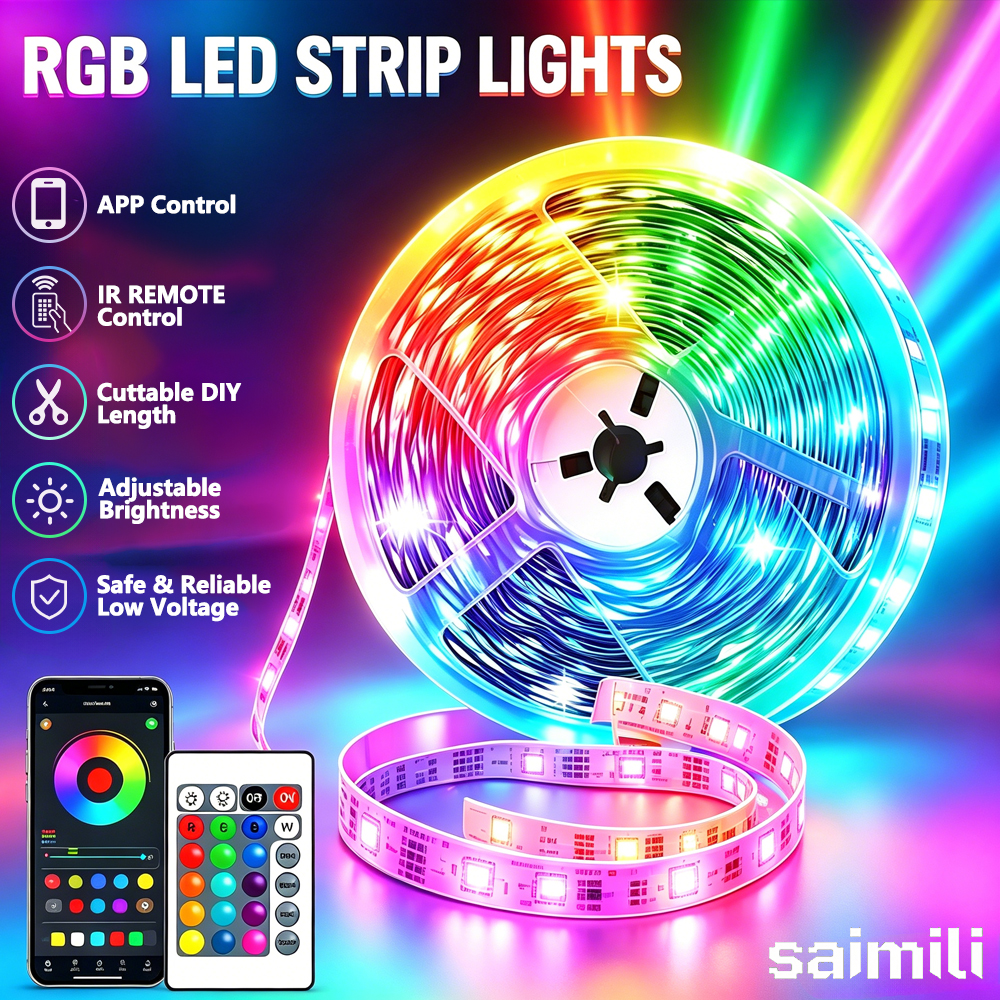 Lighting Bolt Decor - USB RGB LED Strip SMD3535 With