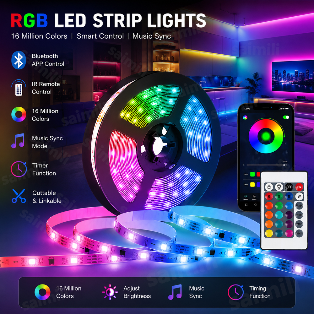 Lighting Bolt Decor - Smart RGB Flexible LED Ribbon Tape