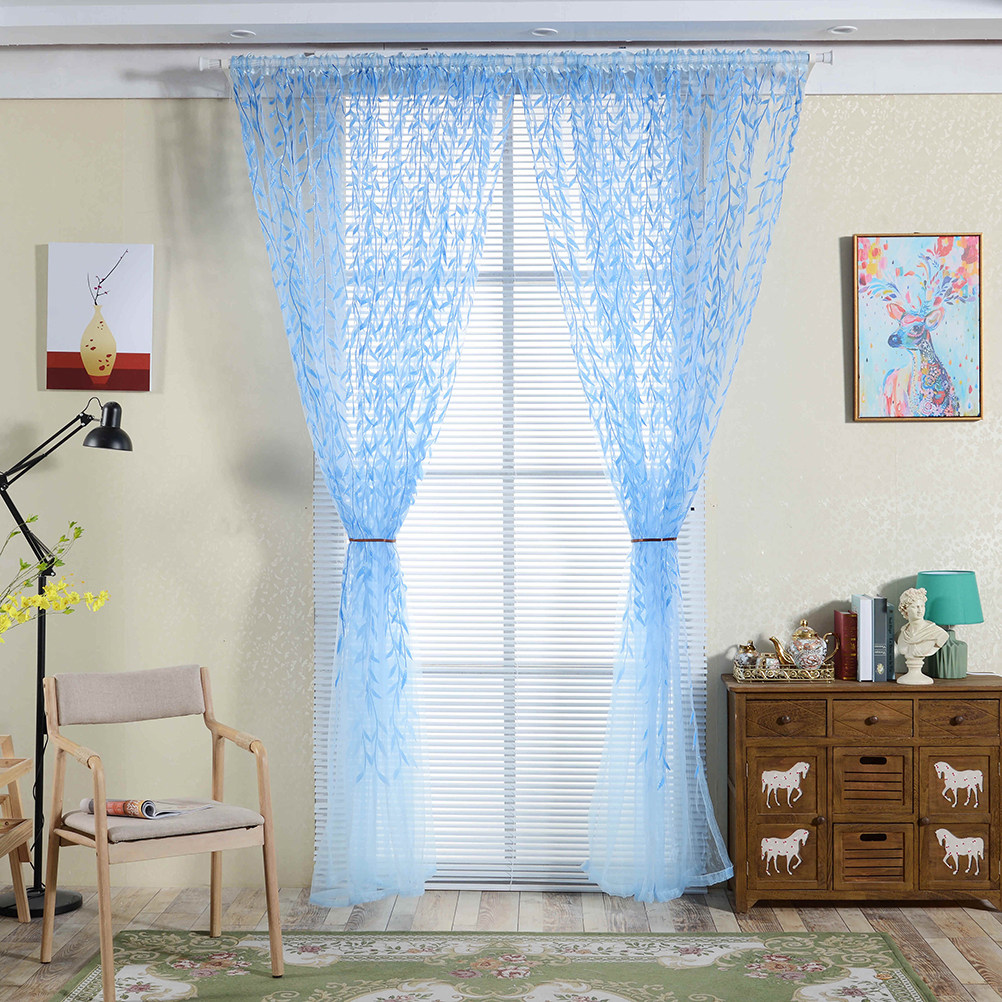 Kitchen Decor Lighting - Boho Curtain Valance Decorative Sheer Curtains