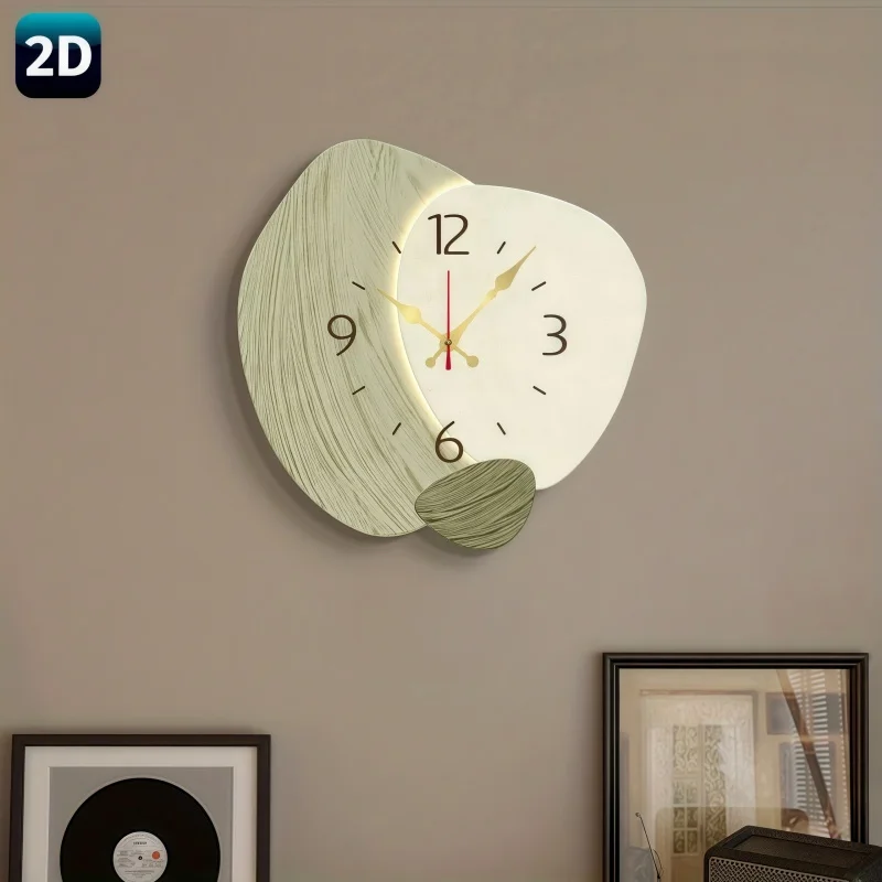 2D Flat, Wooden Silent Wall Cl - Lighting Home Decor Wall Clocks recensie en prijs