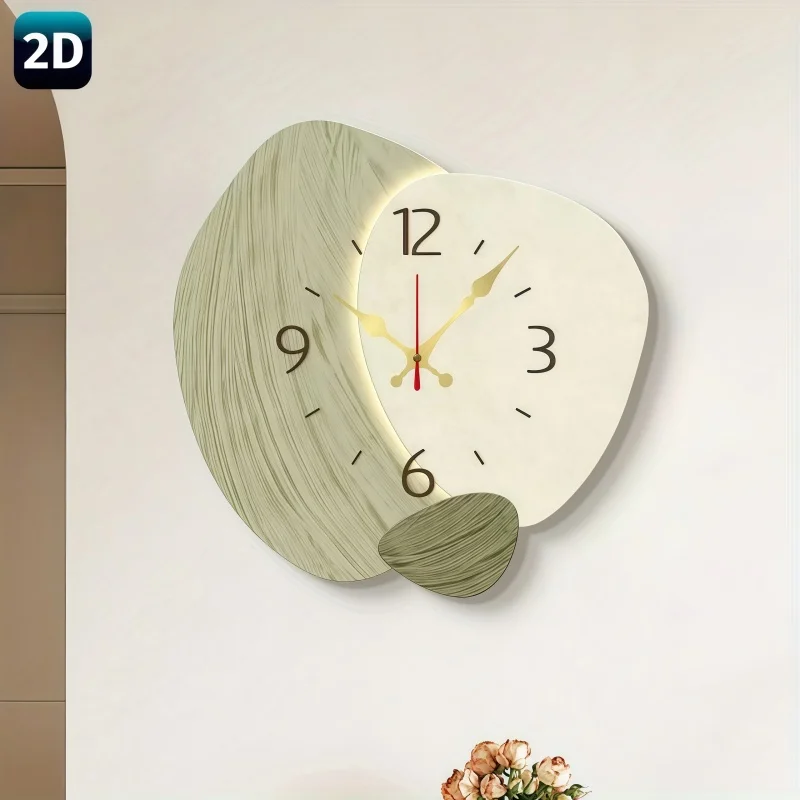 2D Flat, Wooden Silent Wall Cl - Lighting Home Decor Wall Clocks recensie en prijs