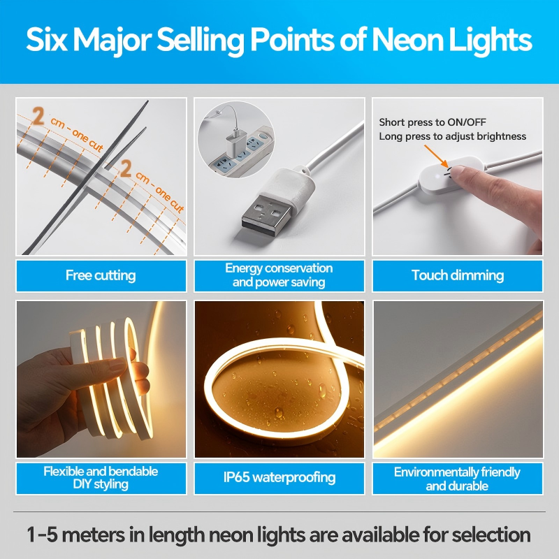 Silicone USB LED Strip Light F - Lighting Bolt Decor recensie en prijs