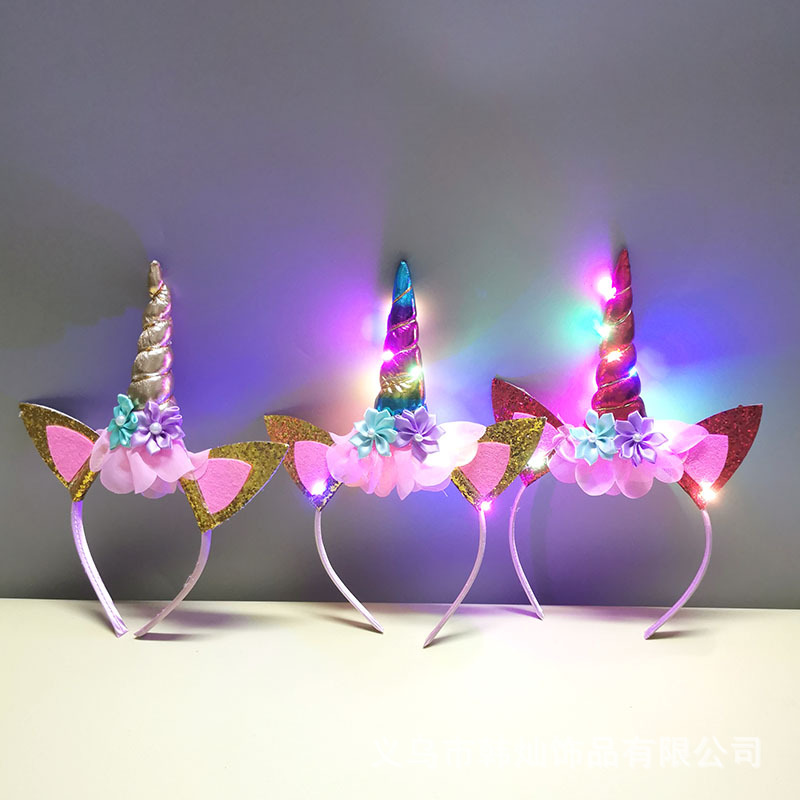 New Halloween Cute Unicorn Hea - Unique Lighting Decor recensie en prijs