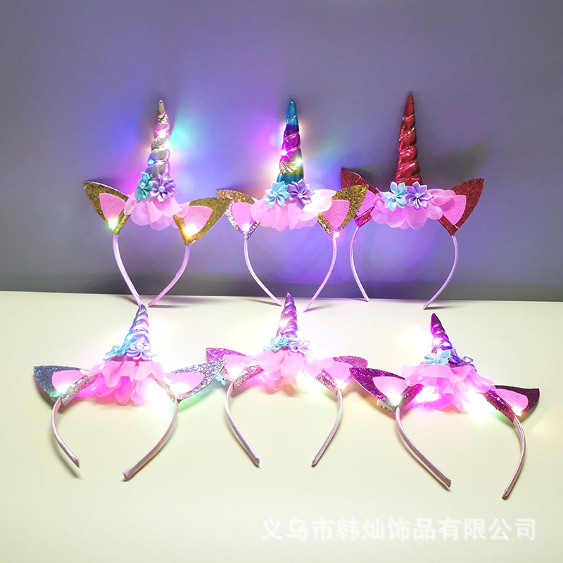 New Halloween Cute Unicorn Hea - Unique Lighting Decor recensie en prijs