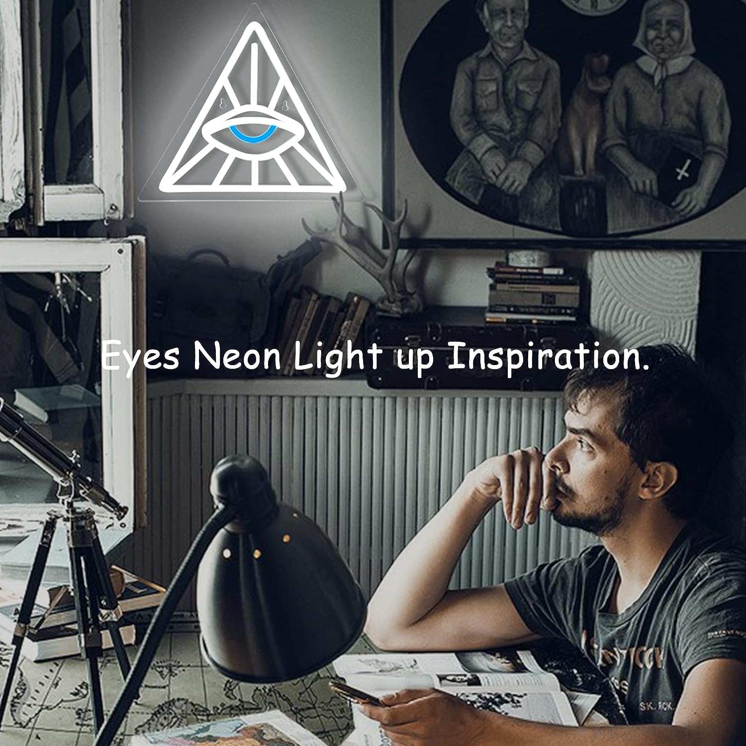 Eye in Triangle Neon Light LED - Outdoor Lighting Decor Ideas recensie en prijs