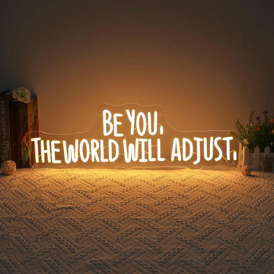 Be You The World Will Adjust N - Outdoor Lighting Decor Ideas recensie en prijs