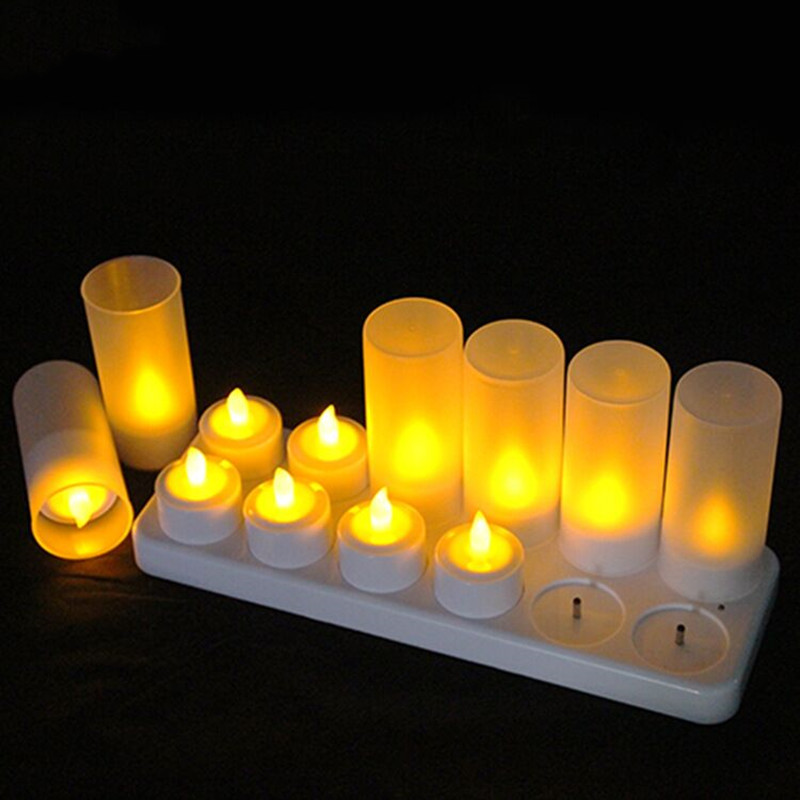 Pack of 12 Rechargeable LED Ca - Decor Lighting Pack recensie en prijs