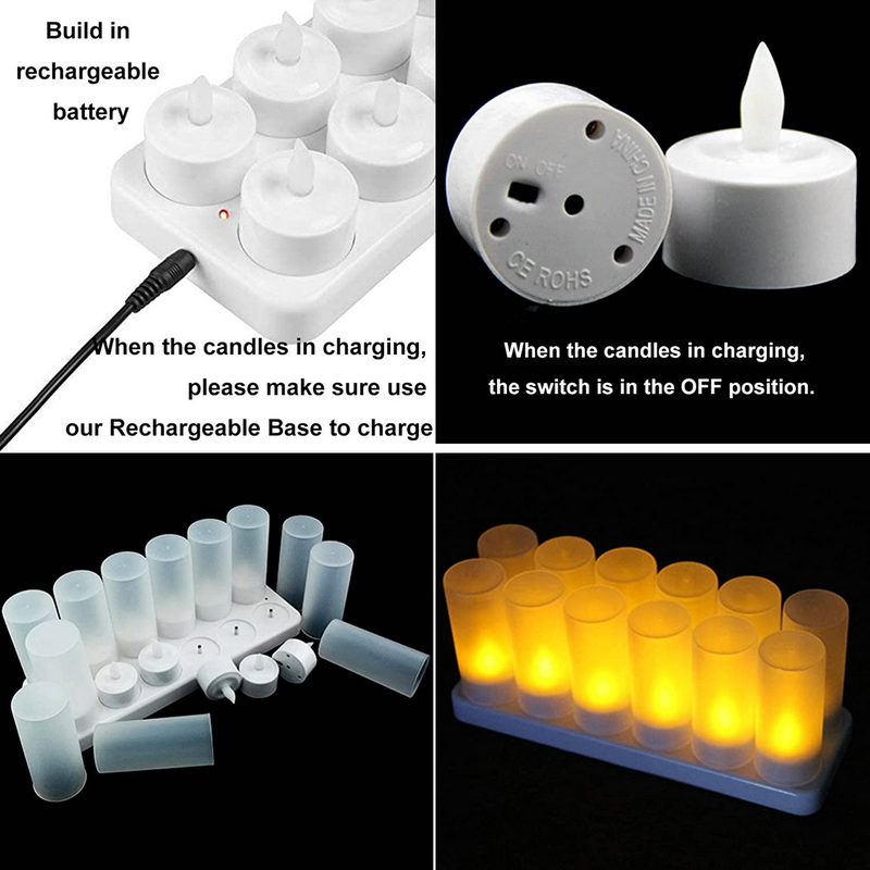 Pack of 12 Rechargeable LED Ca - Decor Lighting Pack recensie en prijs