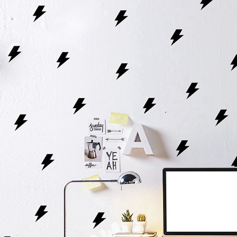 Tiny lightnings pattern wall d - Lighting Mcqueen Decor recensie en prijs