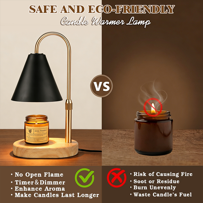 Black Candle Warmer Lamp Kitch - Kitchen Decor Lighting recensie en prijs