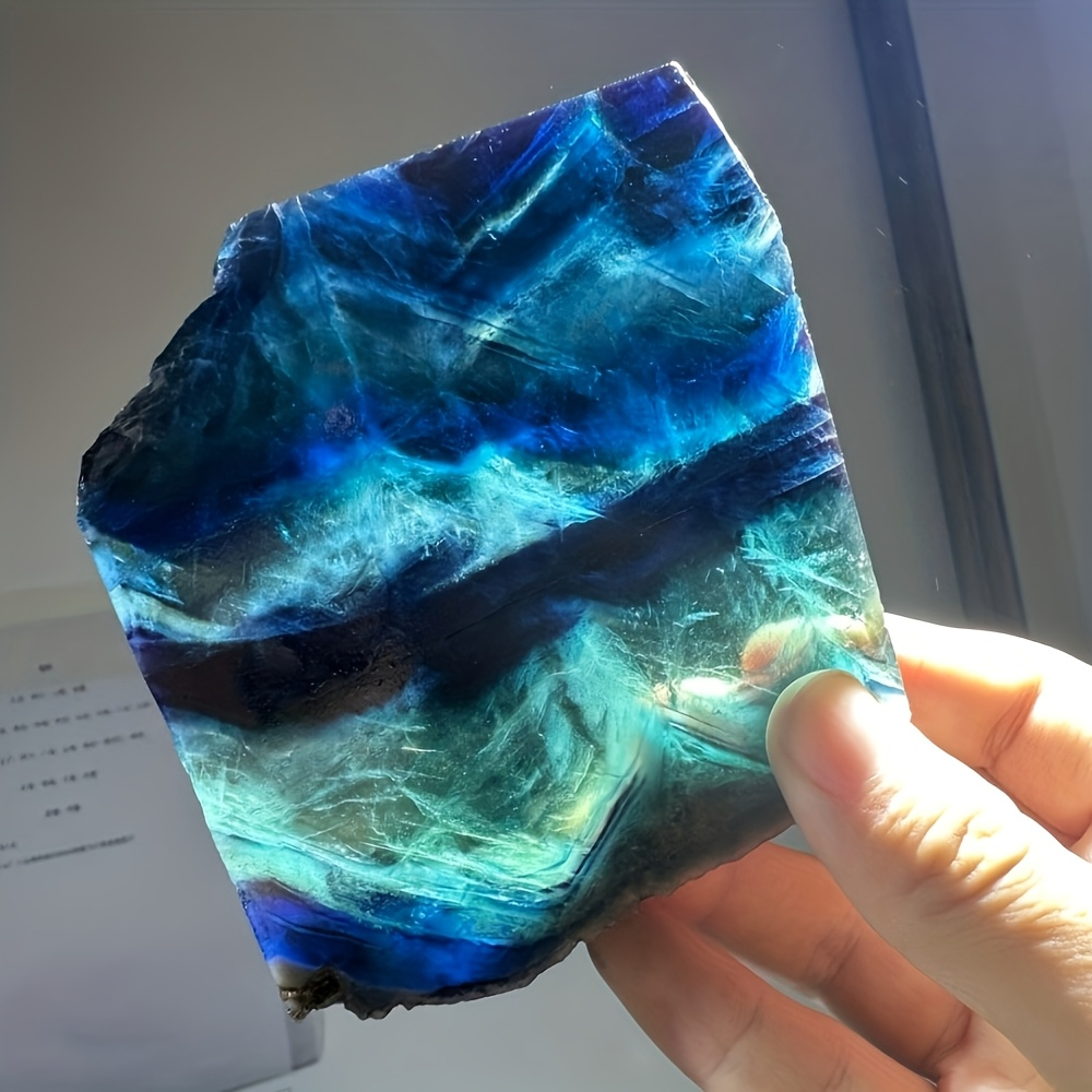 Natural Rose Fluorite Slab, wi - Unique Lighting Decor recensie en prijs