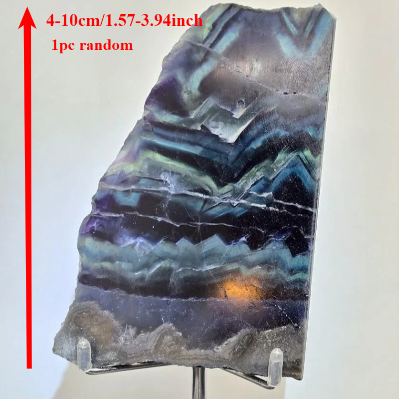 Natural Rose Fluorite Slab, wi - Unique Lighting Decor recensie en prijs