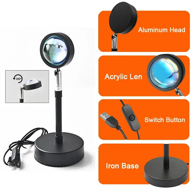 Sunset Mood Light Multiple Col - Sunset Lamp Projection recensie en prijs