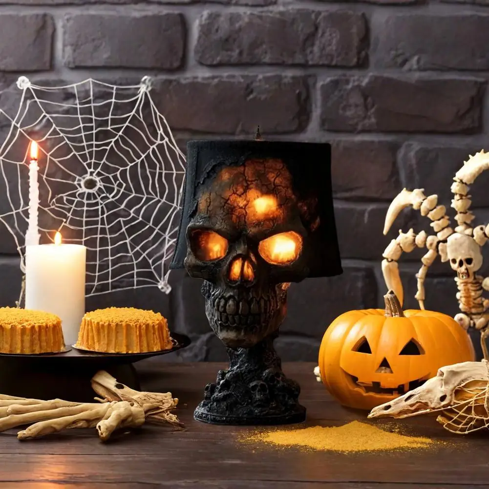 Halloween Lava Stone Skull Lam - Unique Lighting Decor recensie en prijs