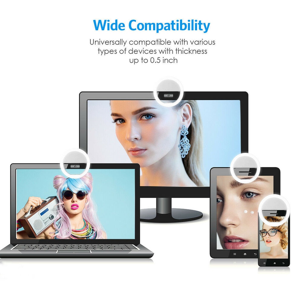 USB Rechargeable LED Selfie Ri - Lighting Gallery recensie en prijs