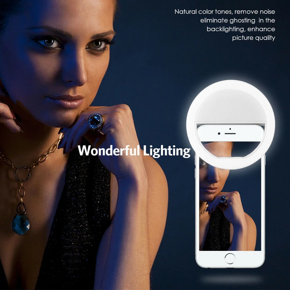 USB Rechargeable LED Selfie Ri - Lighting Gallery recensie en prijs