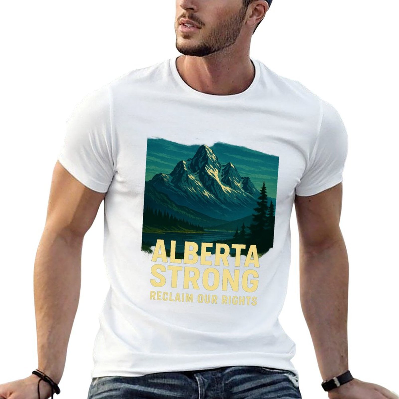 Alberta Strong T-Shirt Casual  - Alberta Lighting & Decor Reviews recensie en prijs