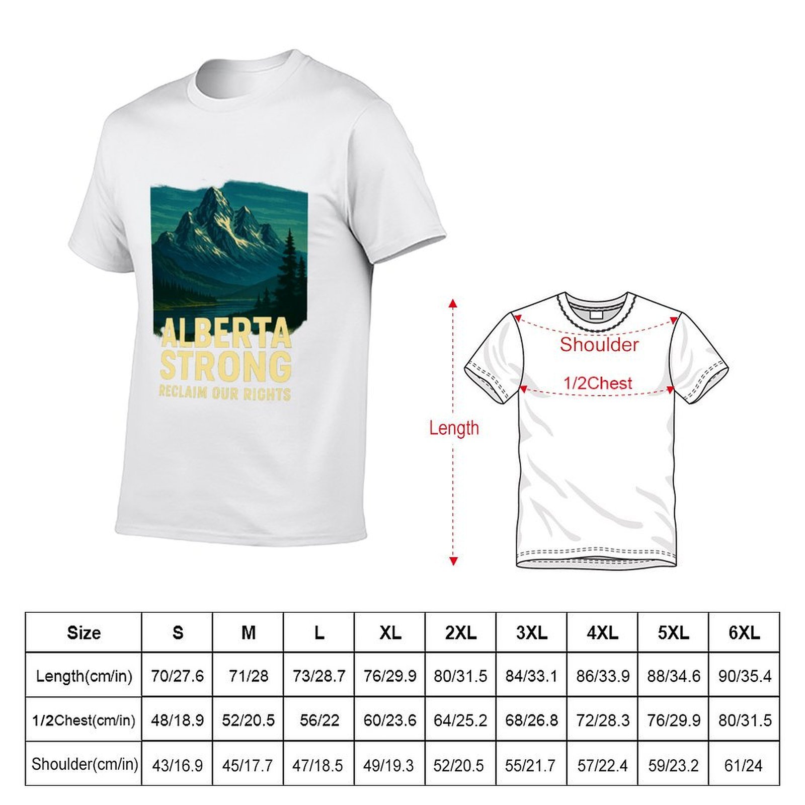 Alberta Strong T-Shirt Casual  - Alberta Lighting & Decor Reviews recensie en prijs