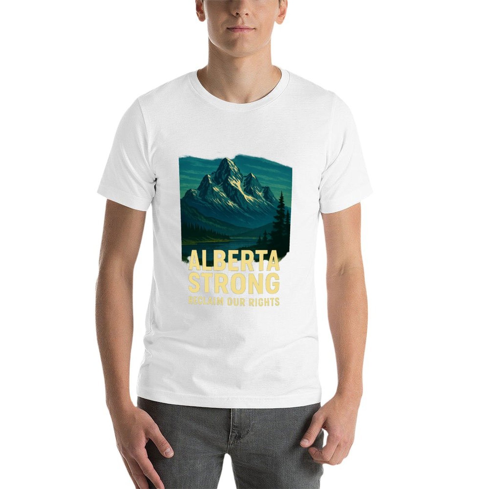Alberta Strong T-Shirt Casual  - Alberta Lighting & Decor Reviews recensie en prijs