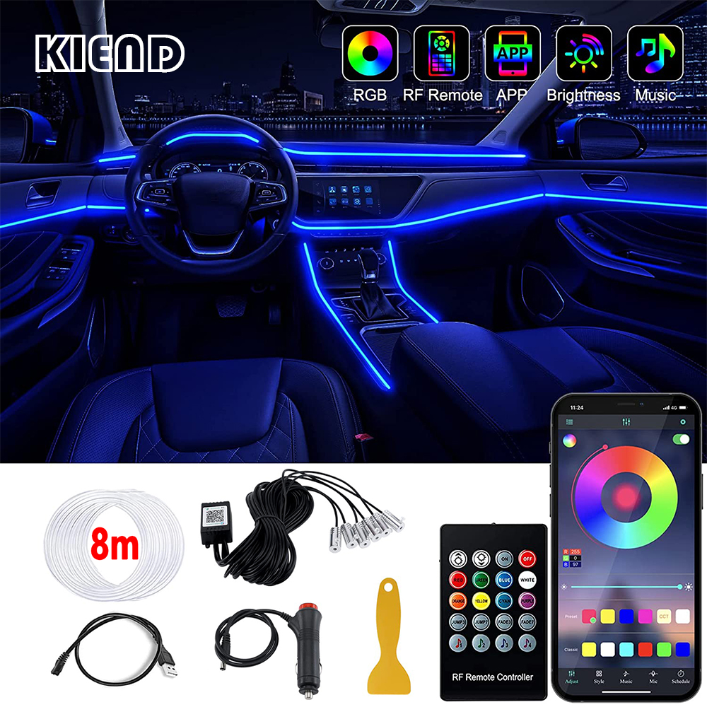 LED Car Interior Ambient Strip - Lighting Bolt Decor recensie en prijs