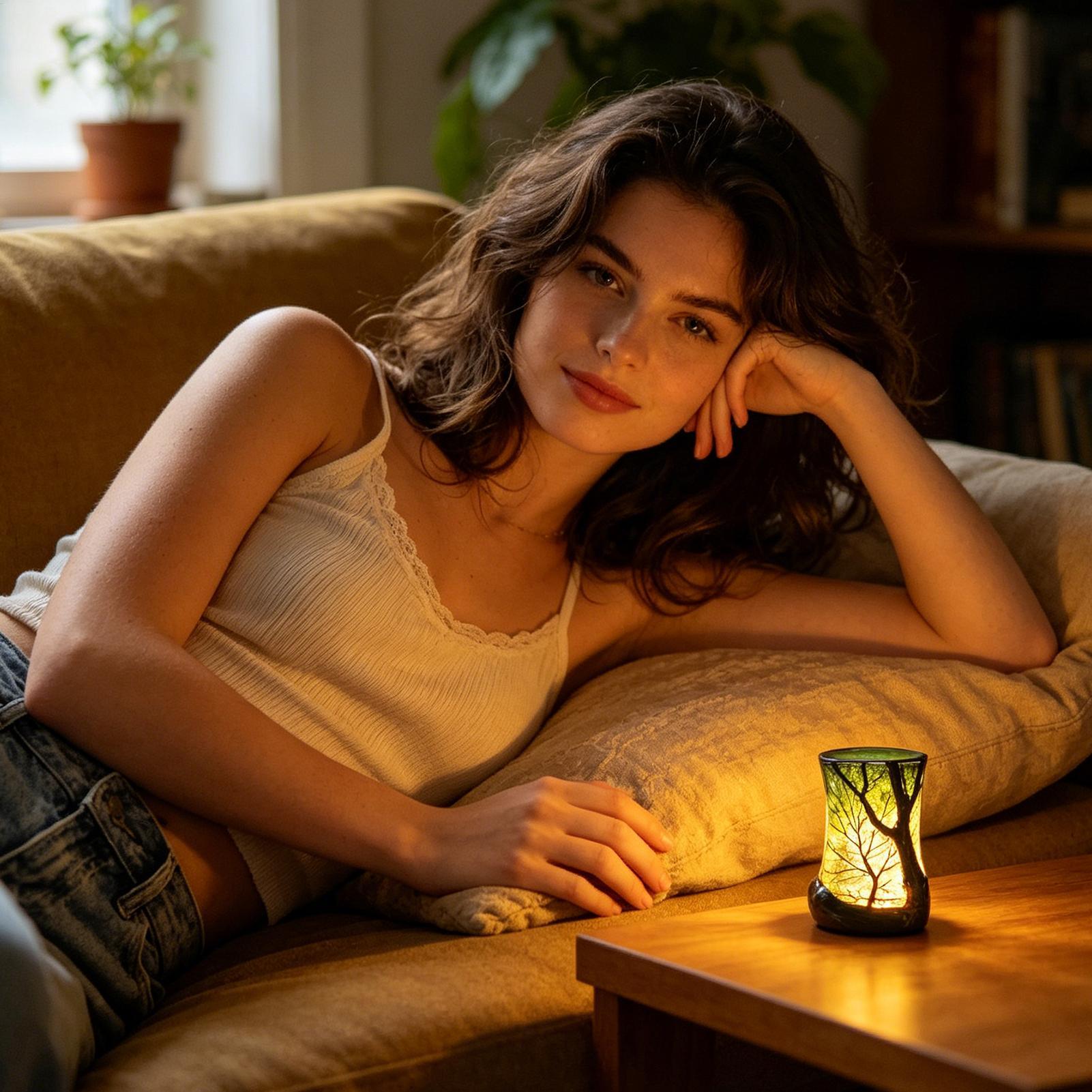 Bedside Table Lamp Forest Nigh - Lighting Decor Room recensie en prijs