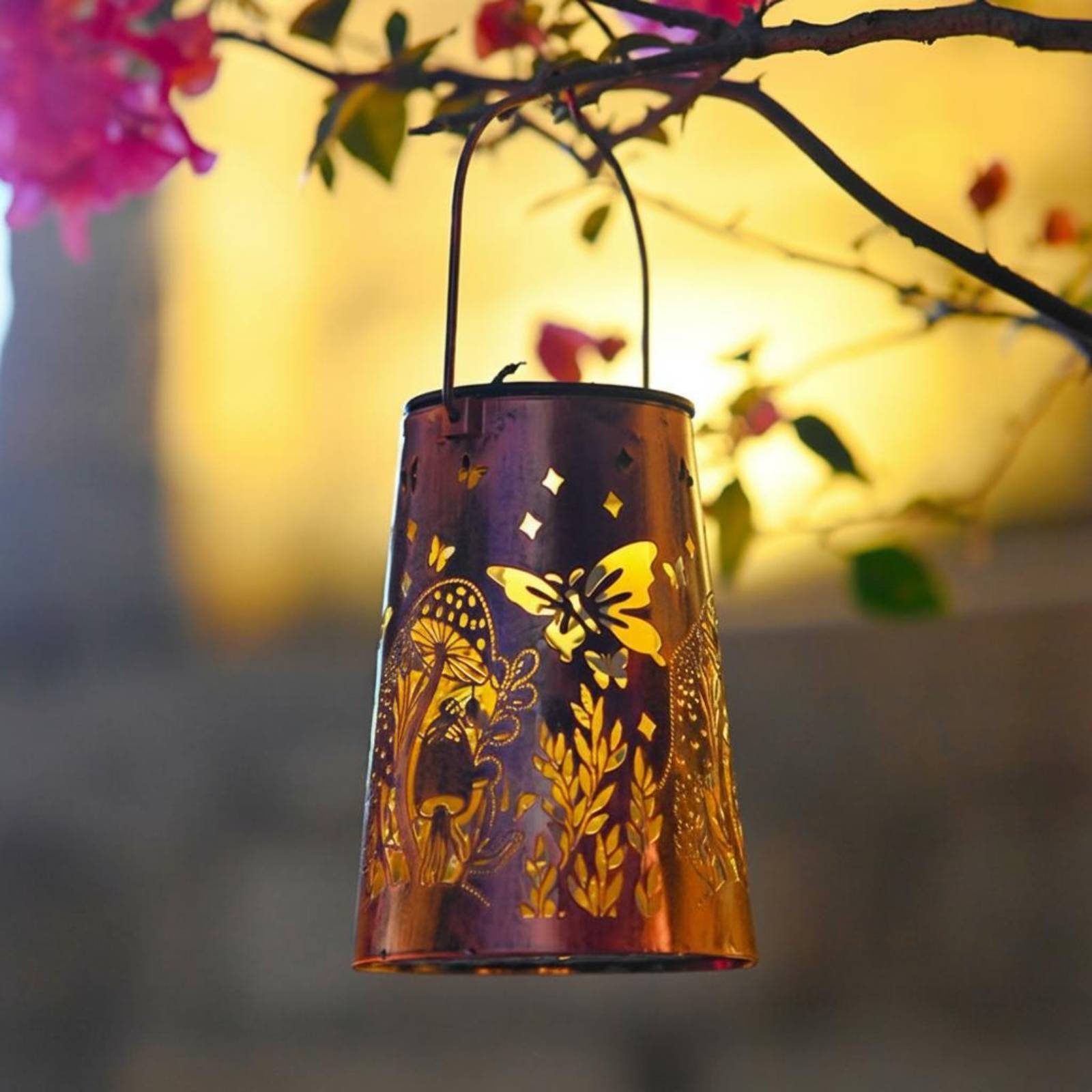 Floral Garden Lantern Pattern  - Garden Lighting Decor recensie en prijs