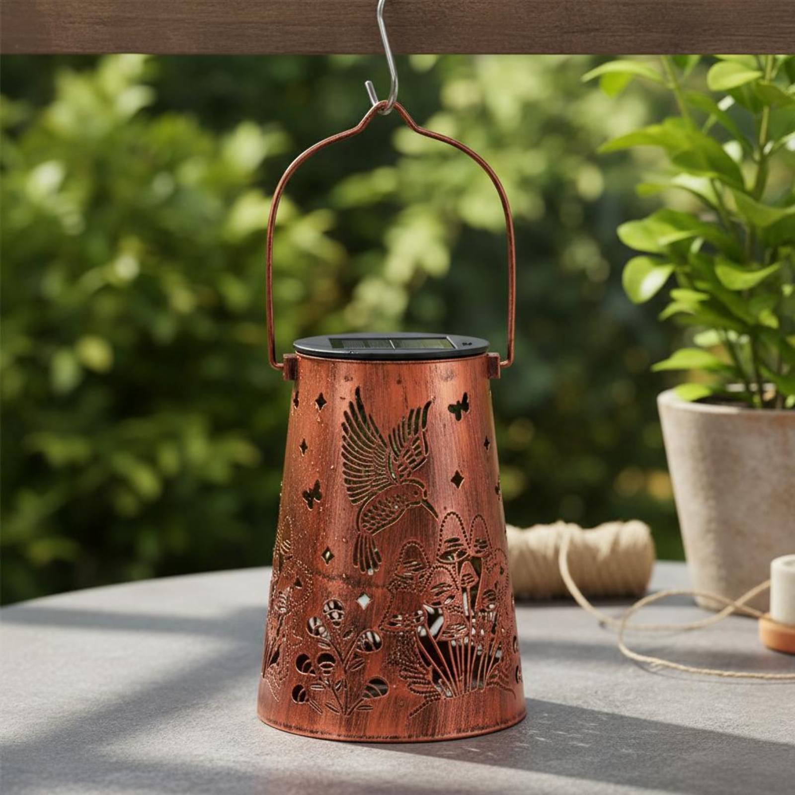 Floral Garden Lantern Pattern  - Garden Lighting Decor recensie en prijs