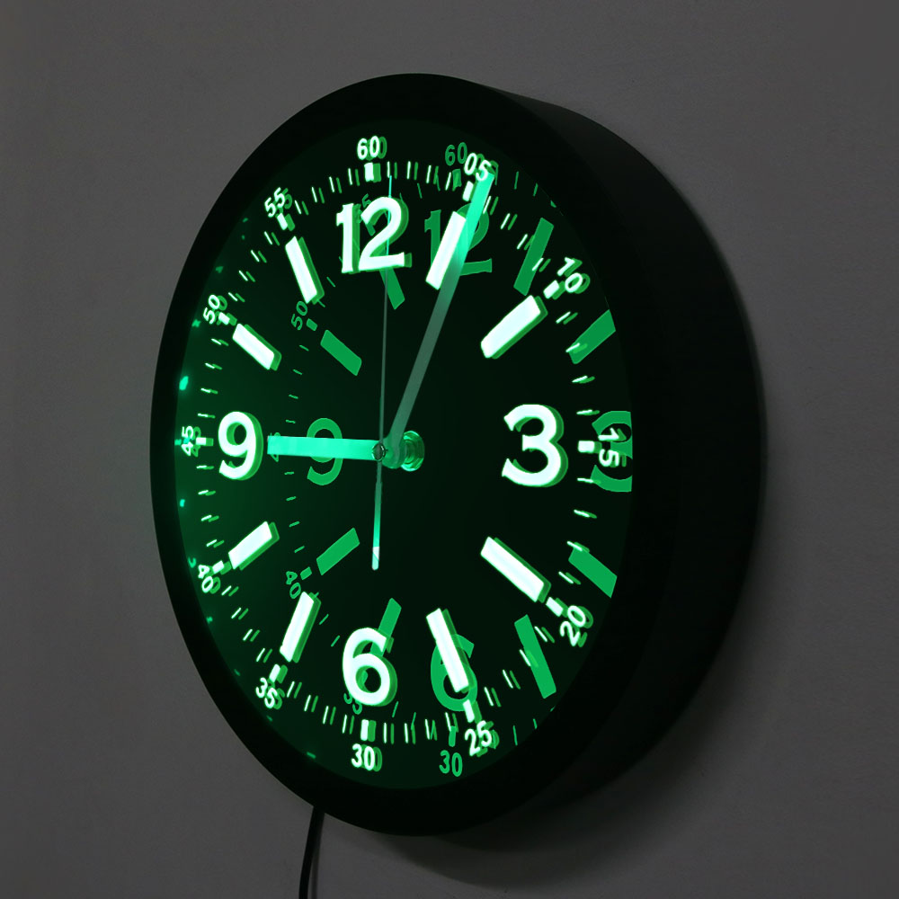 Modern Design LED Neon Light W - Lighting Home Decor Wall Clocks recensie en prijs