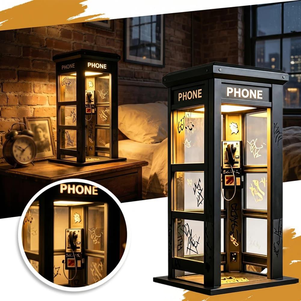 Retro Graffiti Phone Booth Tab - Lighting Decor For Bedroom recensie en prijs