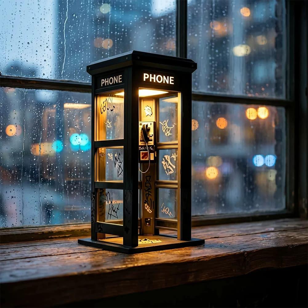 Retro Graffiti Phone Booth Tab - Lighting Decor For Bedroom recensie en prijs