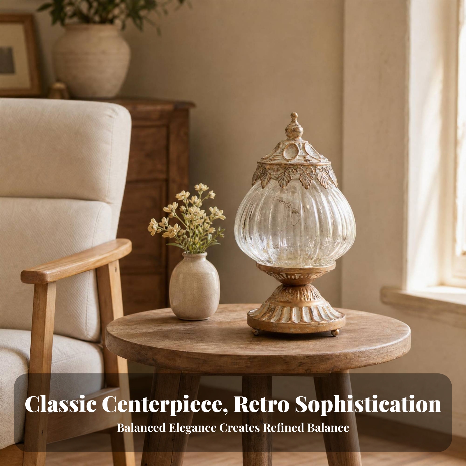 Vintage Ribbed Glass Lantern O - Garden Lighting Decor recensie en prijs