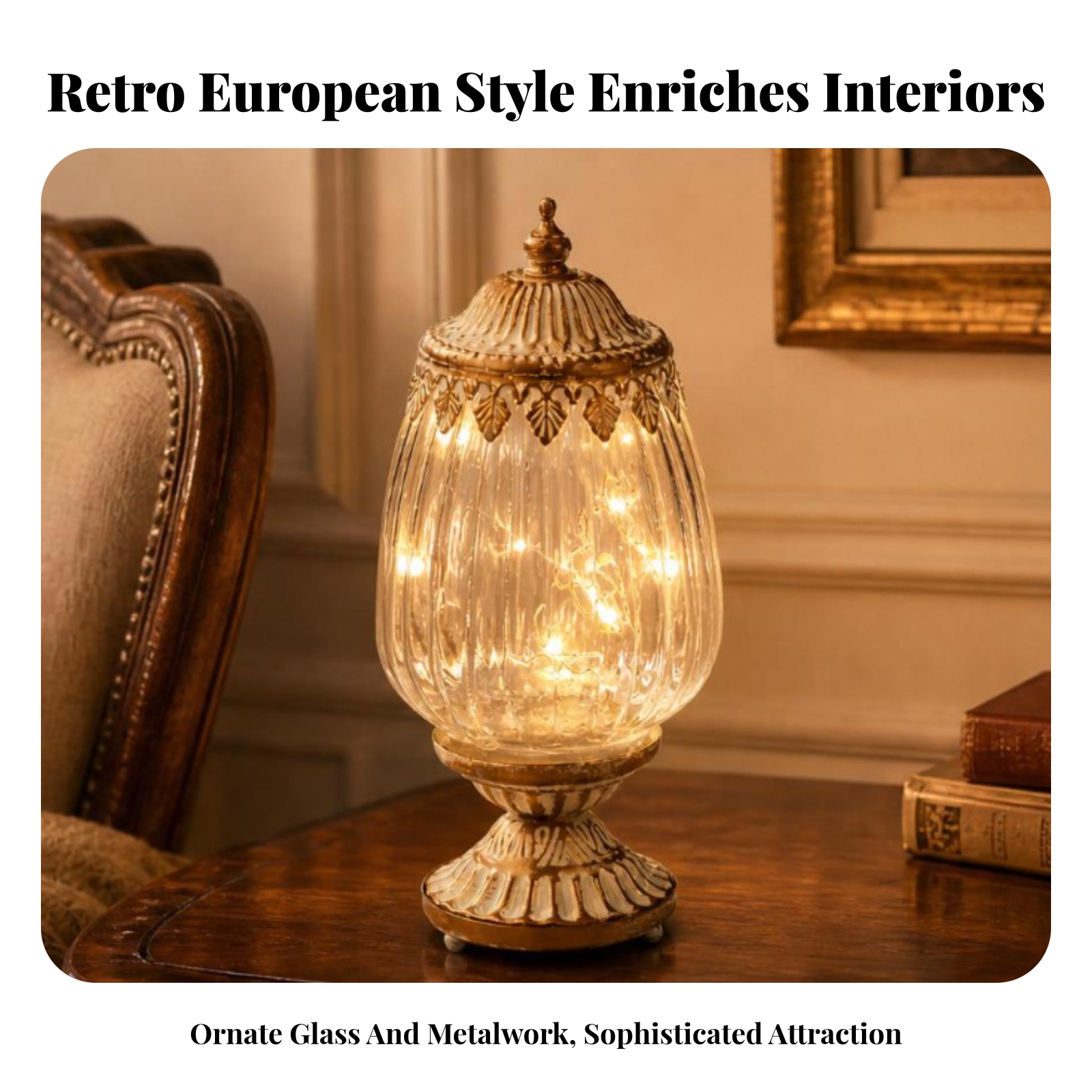 Vintage Ribbed Glass Lantern O - Garden Lighting Decor recensie en prijs