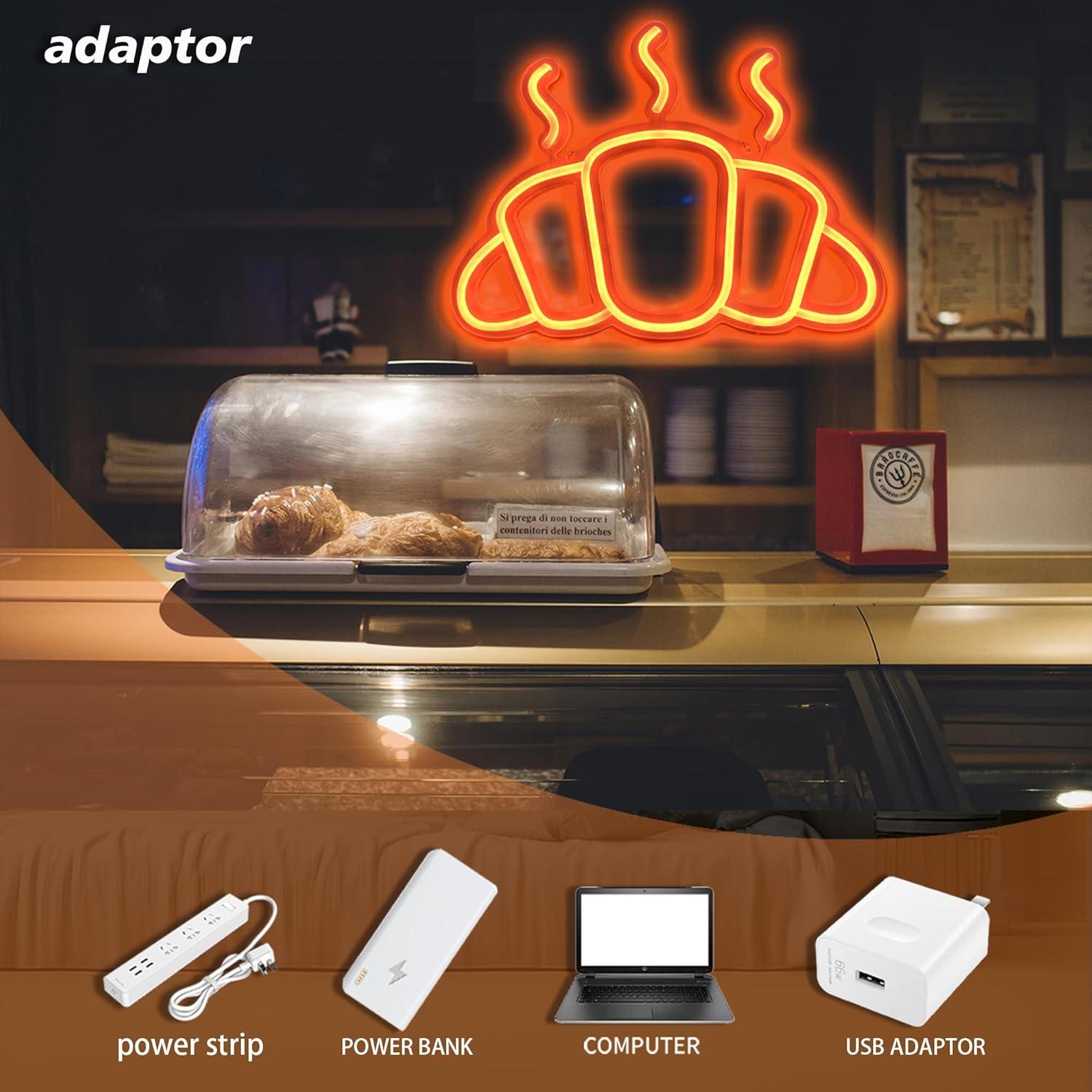 Croissant Neon Sign USB Powere - Kitchen Decor Lighting recensie en prijs