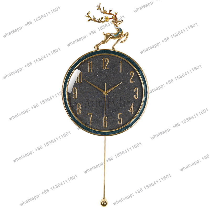 New Chinese light luxury Fulu  - Lighting Home Decor Wall Clocks recensie en prijs