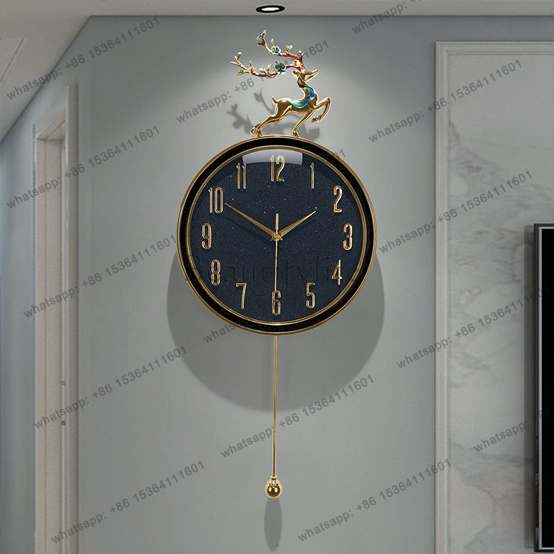 New Chinese light luxury Fulu  - Lighting Home Decor Wall Clocks recensie en prijs