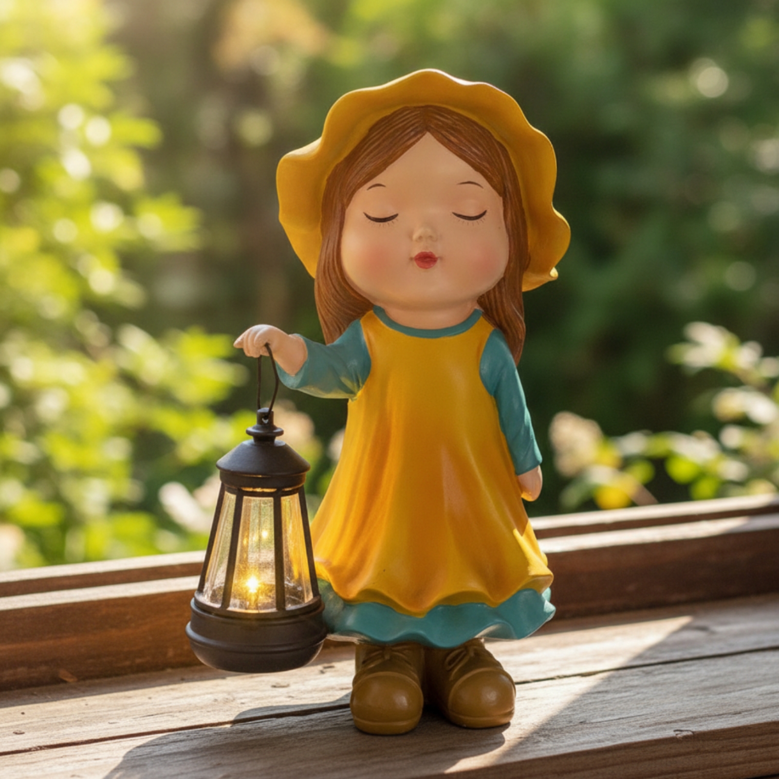 Child Statue with Lantern Hand - Garden Lighting Decor recensie en prijs