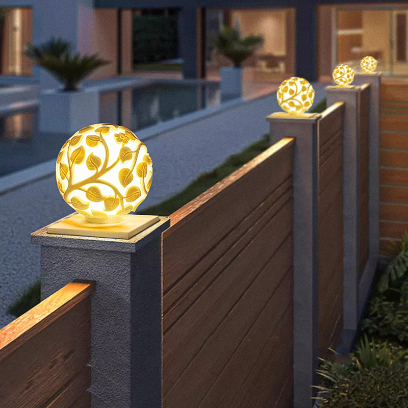 Outdoor column lights solar LE - Garden Lighting Decor recensie en prijs