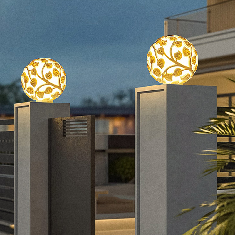 Outdoor column lights solar LE - Garden Lighting Decor recensie en prijs