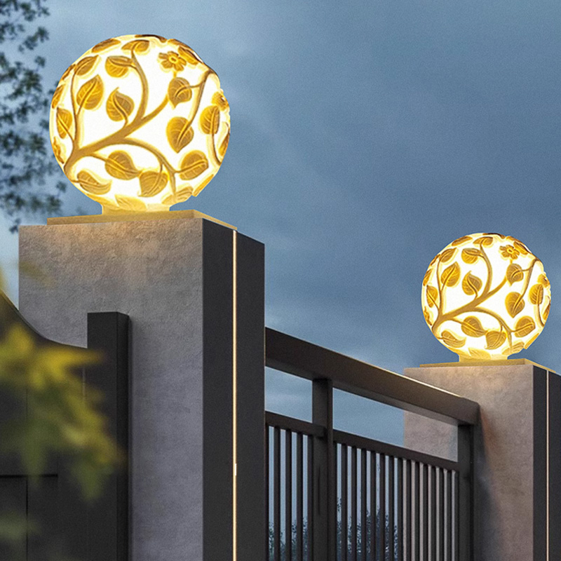 Outdoor column lights solar LE - Garden Lighting Decor recensie en prijs