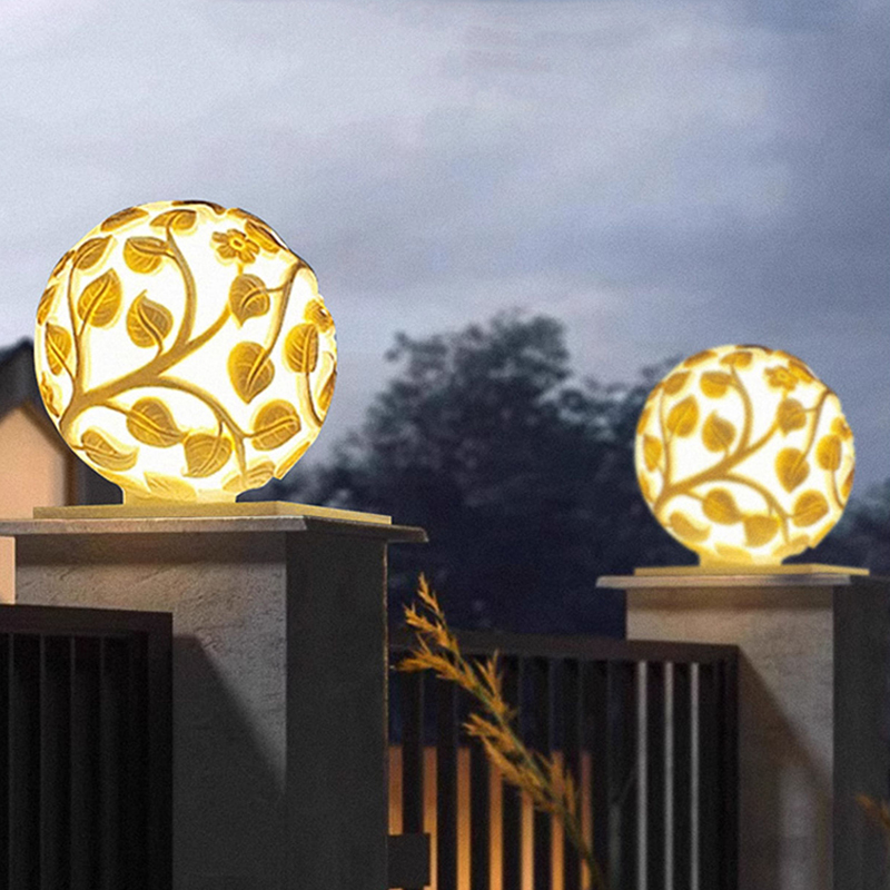 Outdoor column lights solar LE - Garden Lighting Decor recensie en prijs