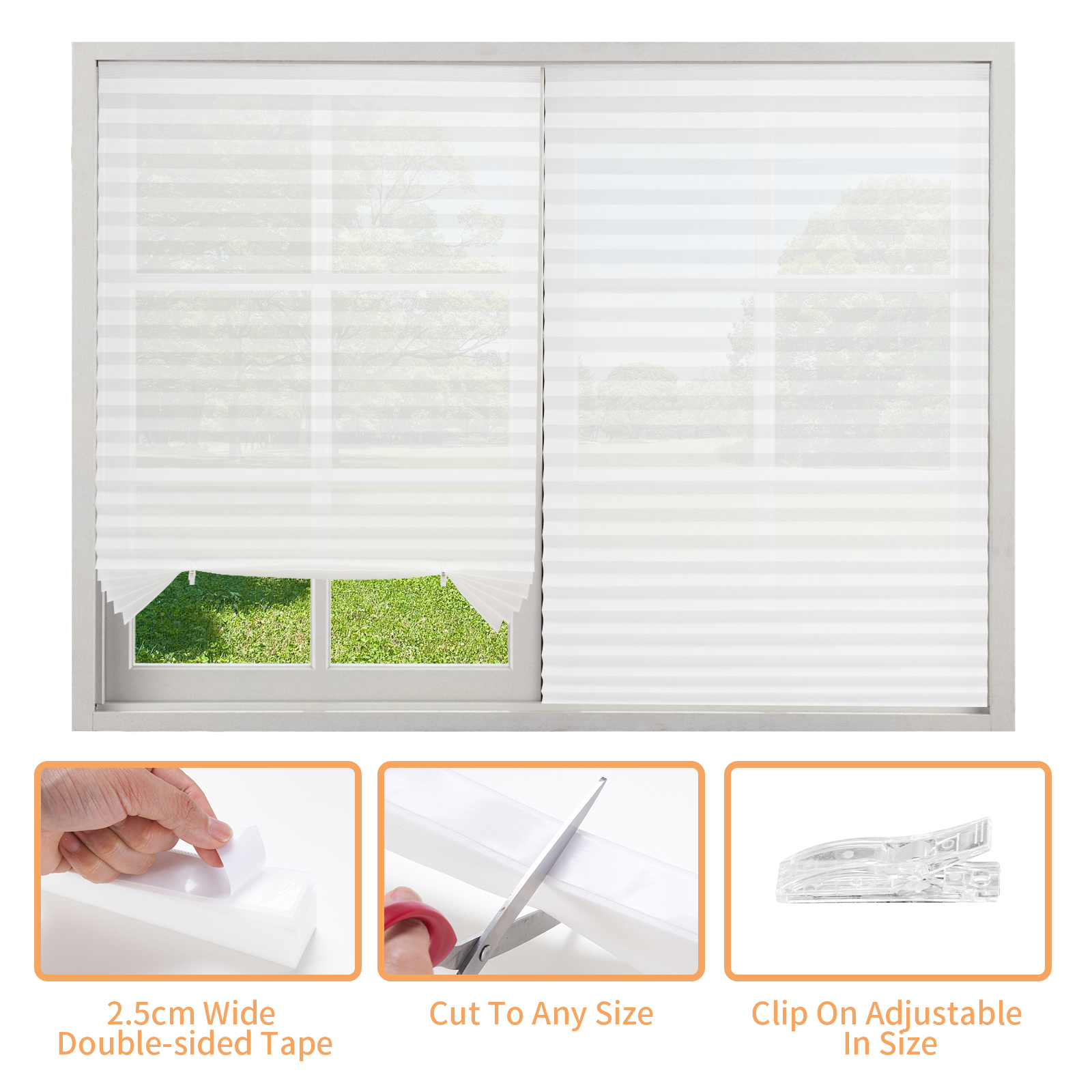 Pleated Window Blinds Blackout - Lighting Jockey recensie en prijs