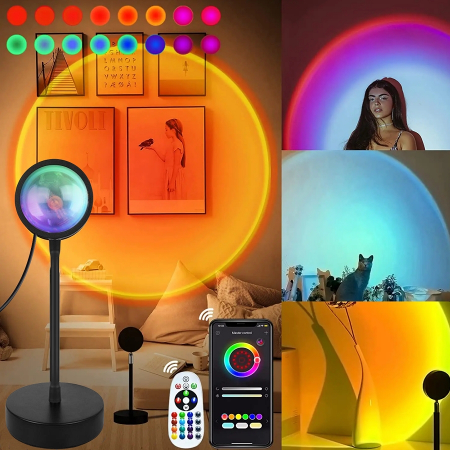 Smart Sunset Lamp Tuya LED Nig - Sunset Lamp Projection recensie en prijs