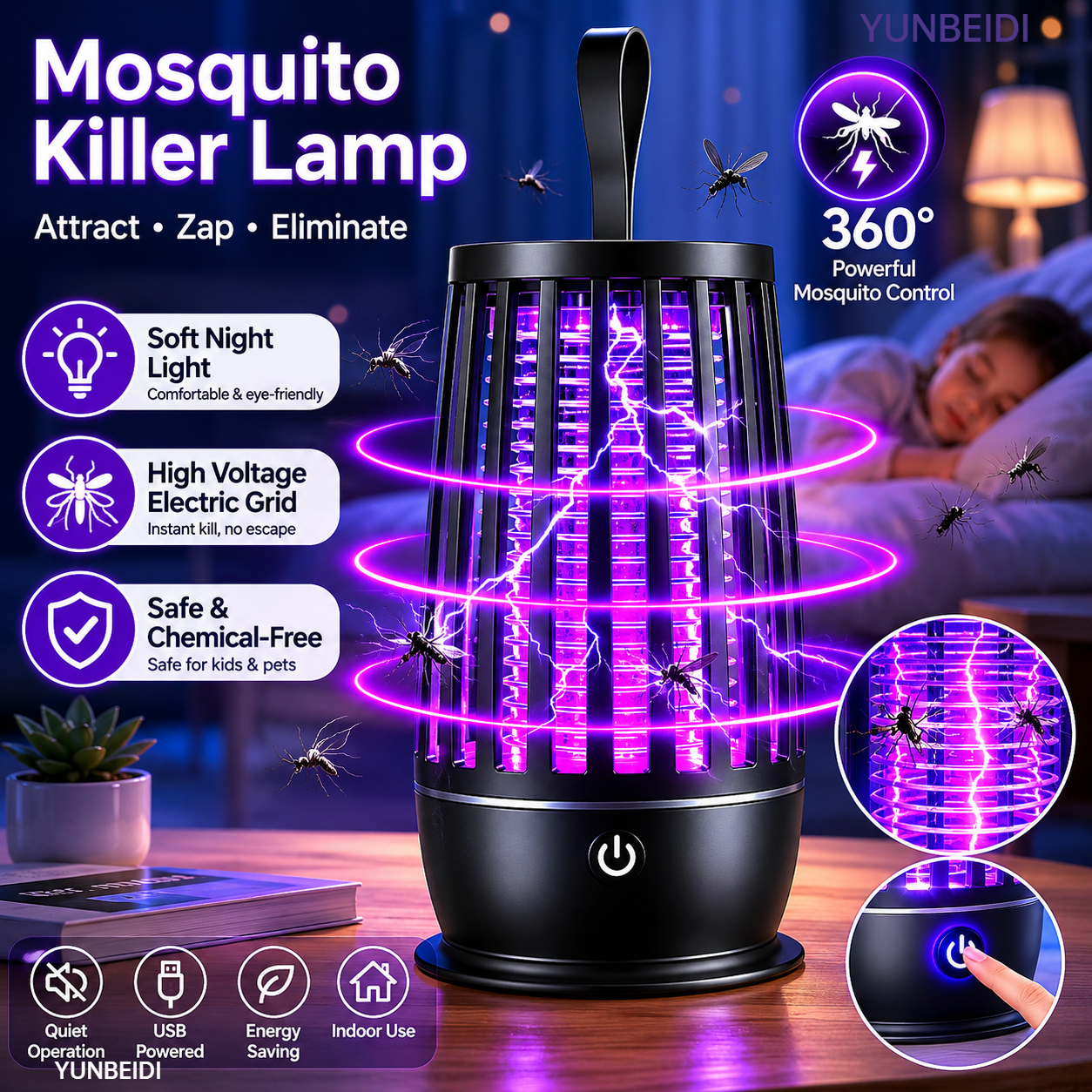 2 In 1 USB Mosquito Killer Lam - Lighting Jockey recensie en prijs