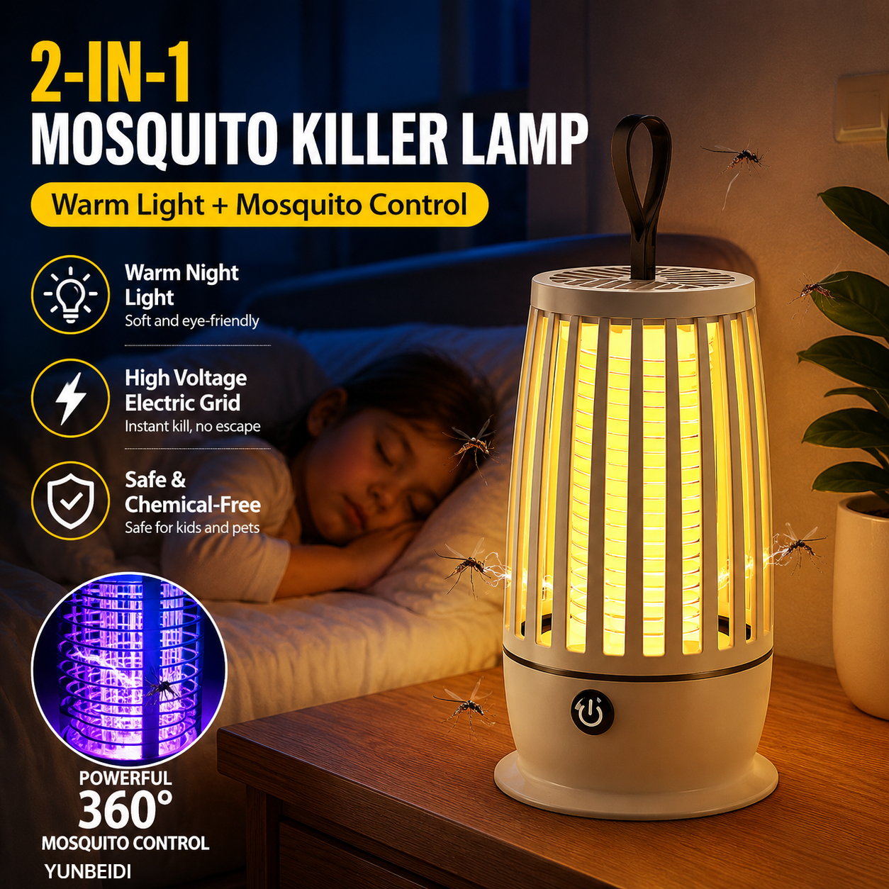 2 In 1 USB Mosquito Killer Lam - Lighting Jockey recensie en prijs