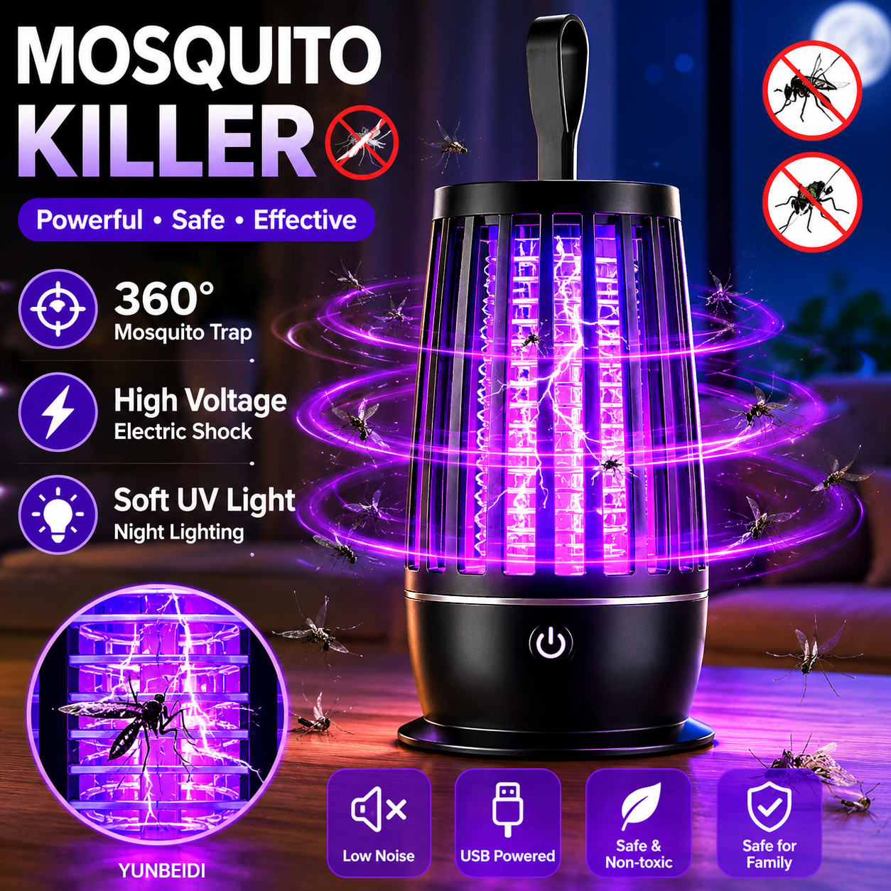 2 In 1 USB Mosquito Killer Lam - Lighting Jockey recensie en prijs