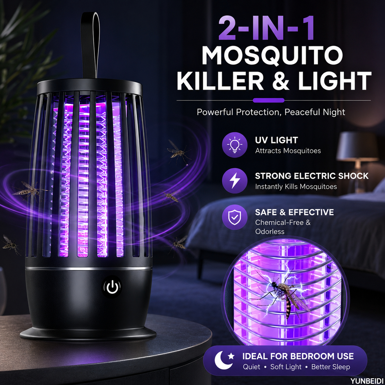 2 In 1 USB Mosquito Killer Lam - Lighting Jockey recensie en prijs